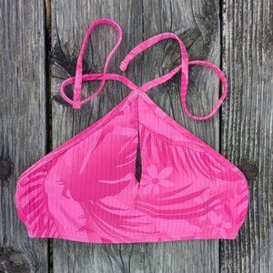 Hurley Swim Top Halter Jungle Walk